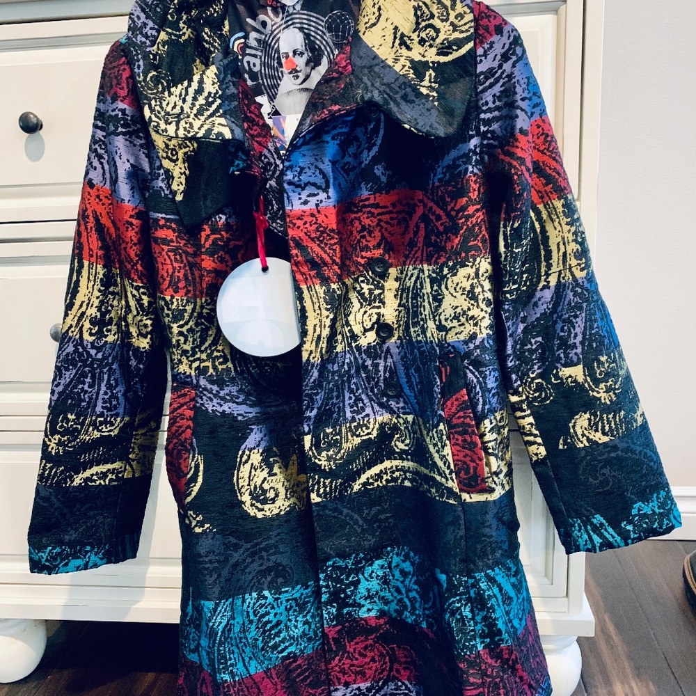 Desigual Abrig Revolutions Women’s Spring Coat size 38 EUR
